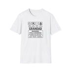 Funny Grandad T-Shirt — Spoils Grandchildren, Loves Biscuits & Hugs