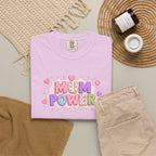 Mum Power T-Shirt — Cute Pink Heart Mothers Day Tee