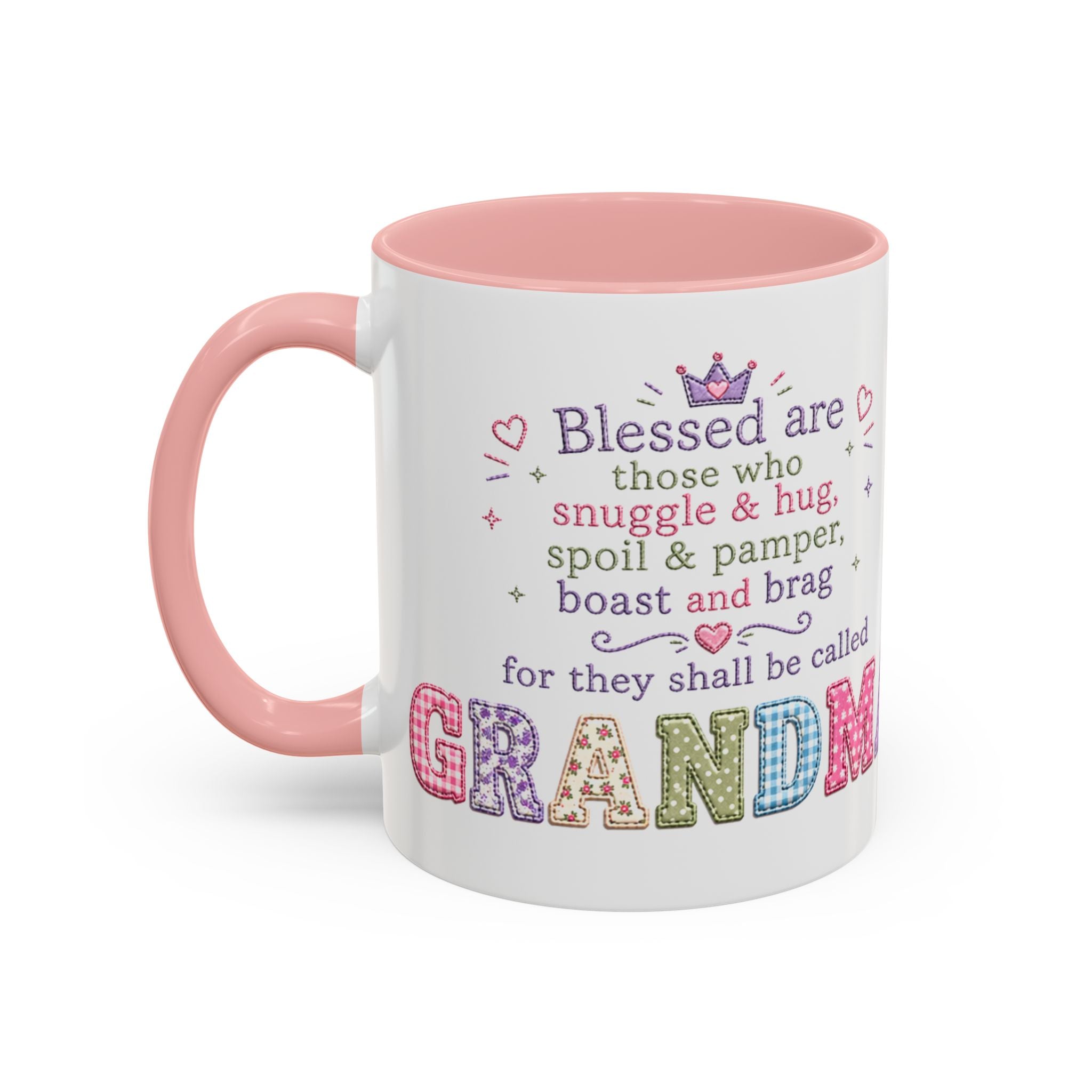 Grandma Coffee Mug — Colorful 'Grandma' Typography Accent Mug (11/15oz)