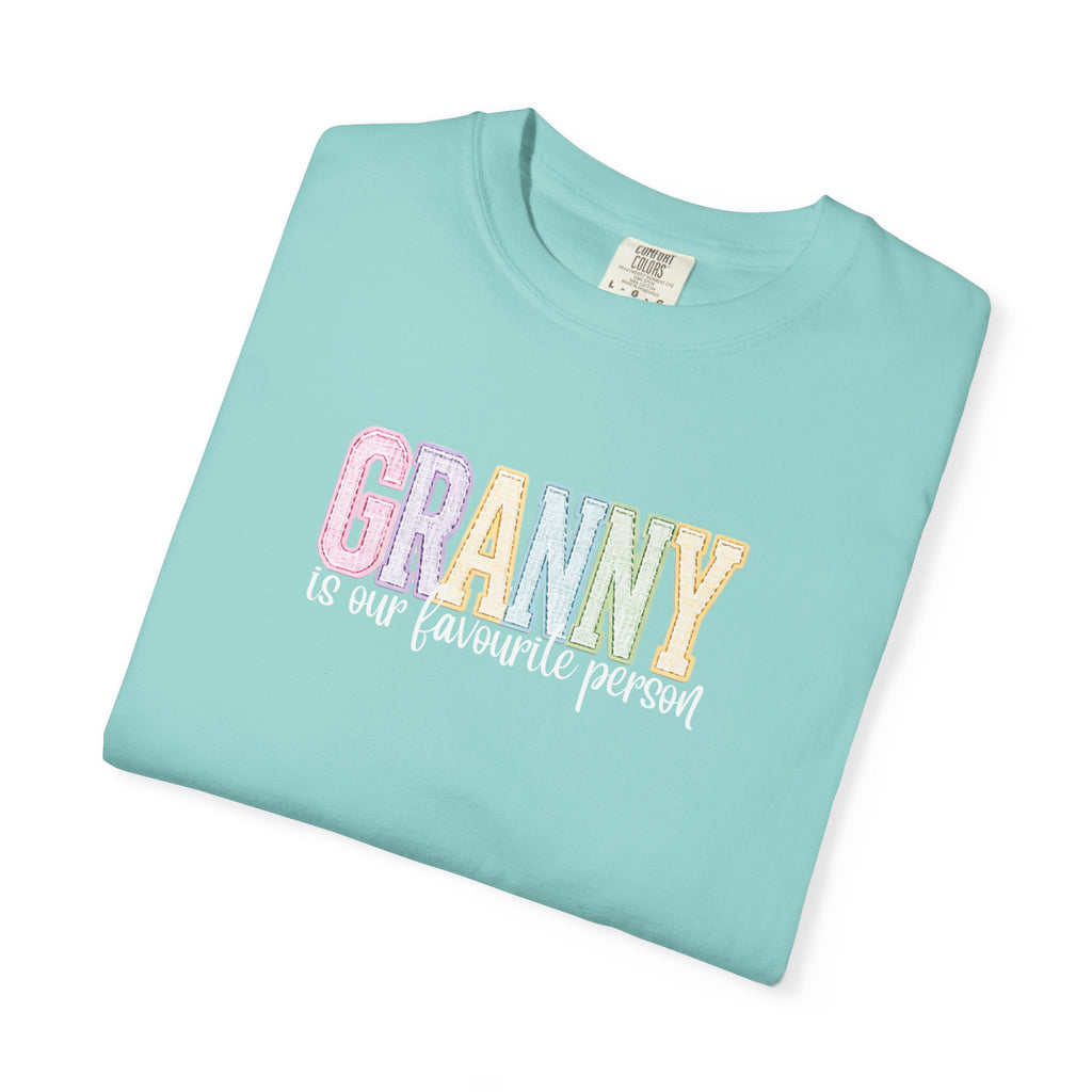 Granny Is Our Favourite Person T-Shirt — Pastel Grandma Gift Tee