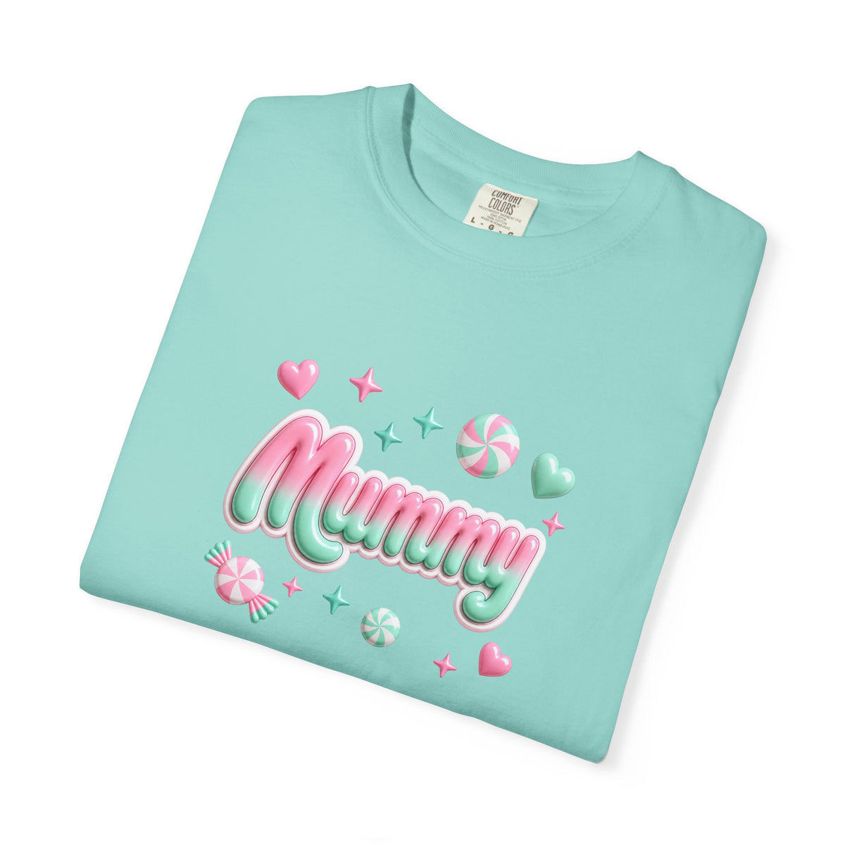 Mummy Pastel Candy Script T-Shirt
