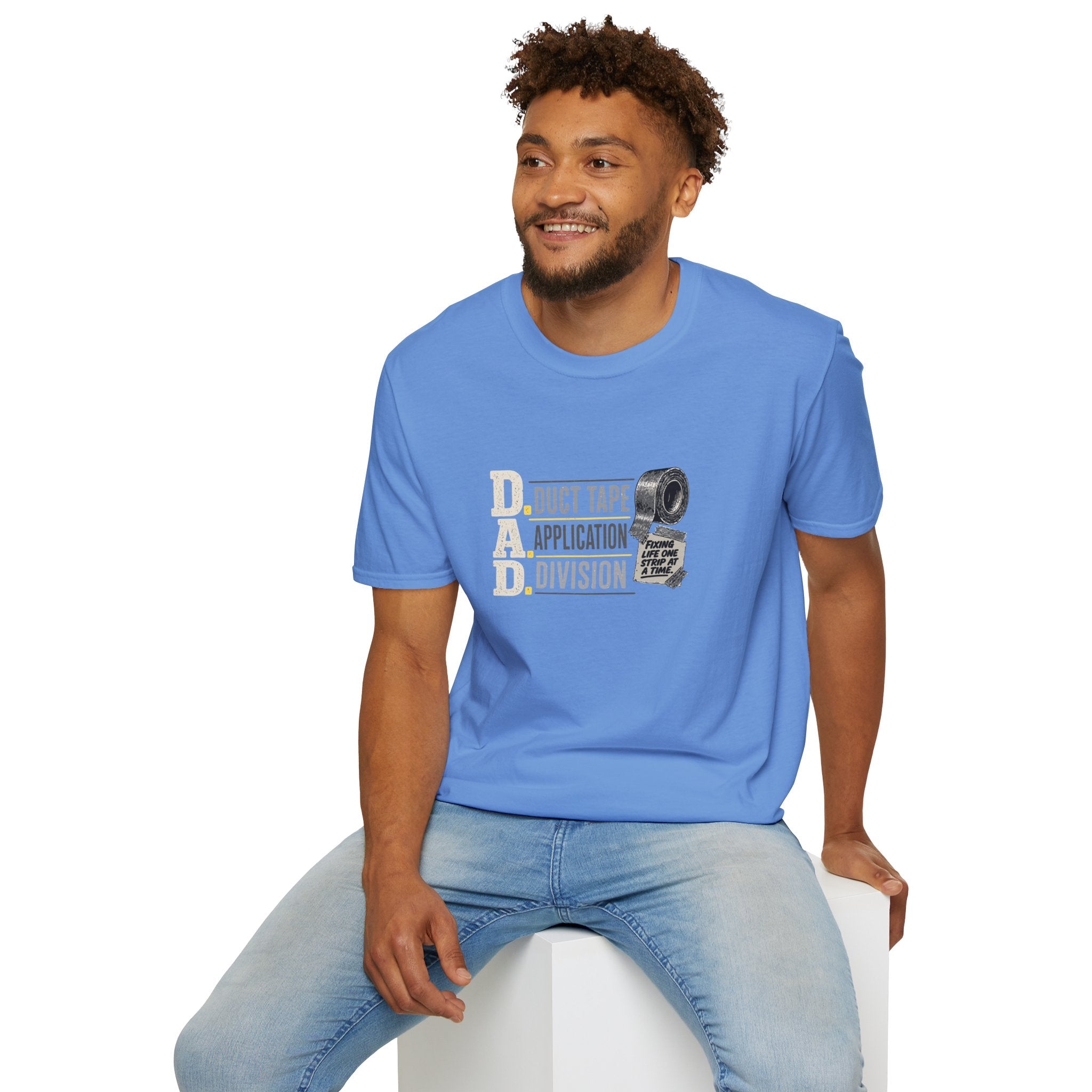 D.A.D. Duct Tape Application Division T-Shirt — Funny DIY Repair Tee