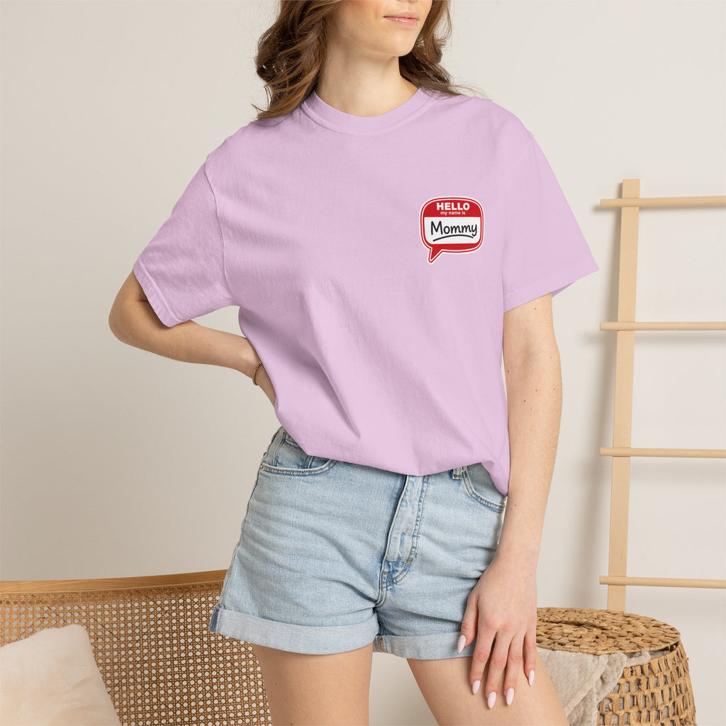 Hello Mommy T-Shirt — Cute Speech Bubble Mom Tee