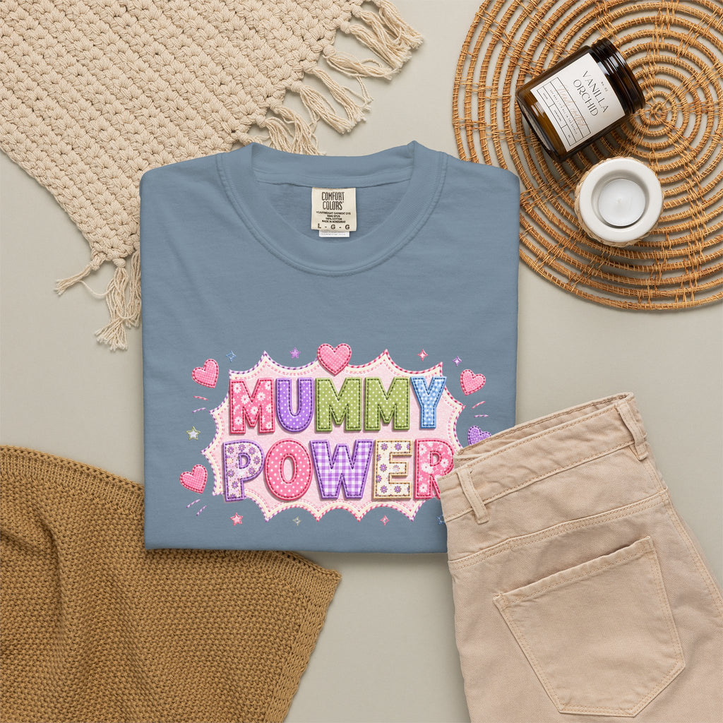 Mummy Power T-Shirt — Cute Pink Heart Mother's Day Tee