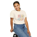 Gran Loves Her Crew T-Shirt — Personalized Grandma Family Names Tee