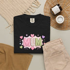 MUM Heart Patch Graphic T-Shirt — Cute Floral Mother’s Day Gift