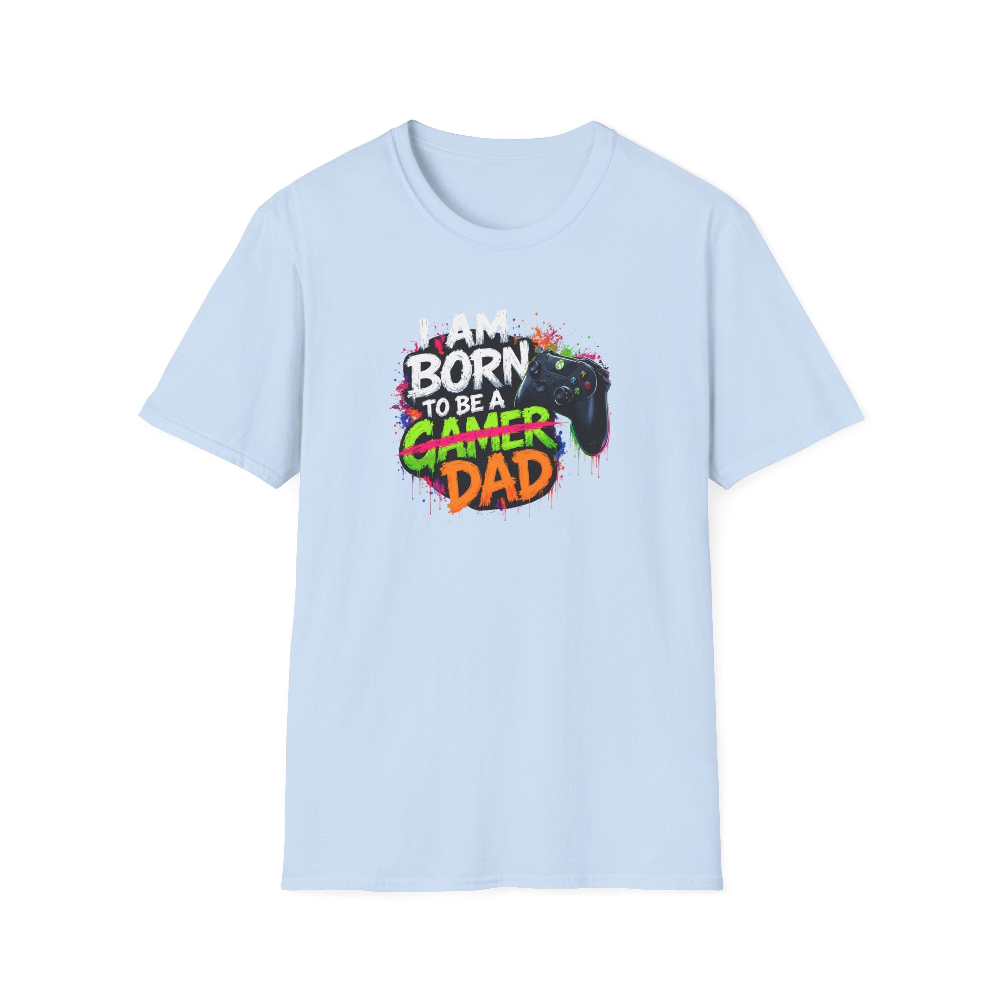"I Am Born To Be A Gamer Dad" T‑Shirt