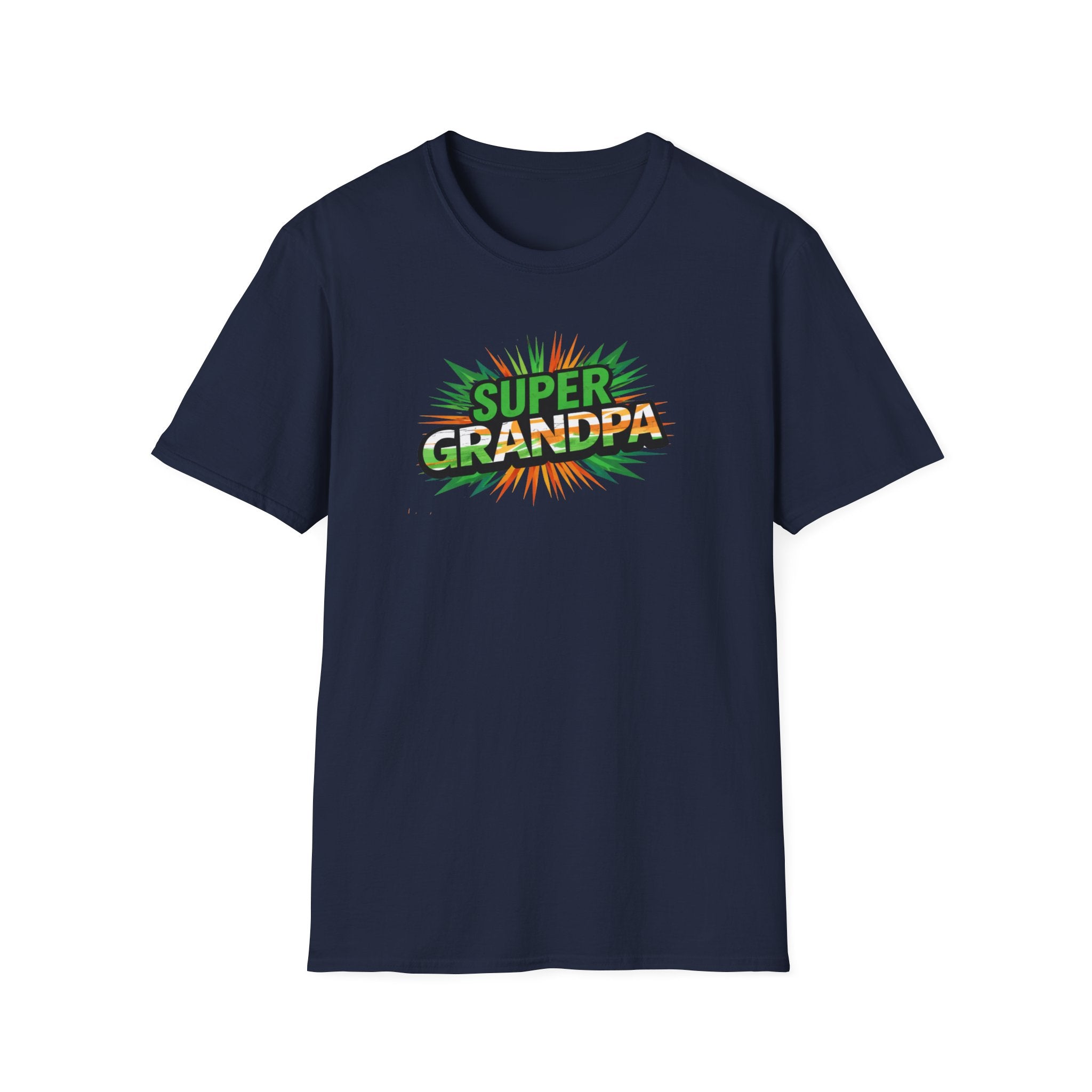 Super Grandpa Ireland Flag/Irish themed T-Shirt — Retro Comic Father's Day Gift