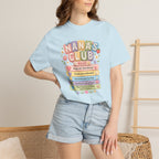 Nana's Club T-Shirt — Cute Floral Grandma Rules Tee