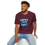 Gamer Dad T-Shirt — Blue Controller T-shirt
