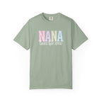Nana Pastel Varsity T-Shirt — Soft Vintage Lettering Gift for Grandma (Mother's Day/Birthday)