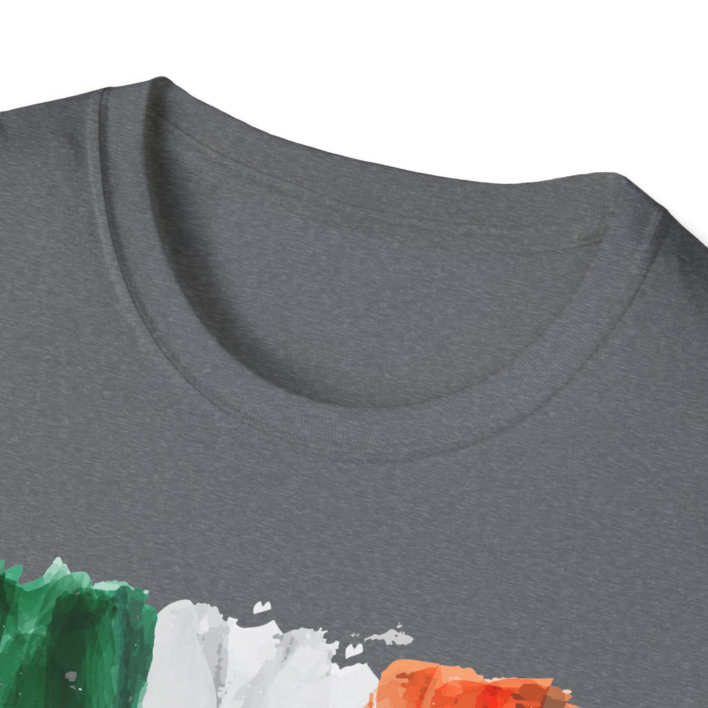 Made in Ireland T-Shirt — Watercolor Irish Flag Tee