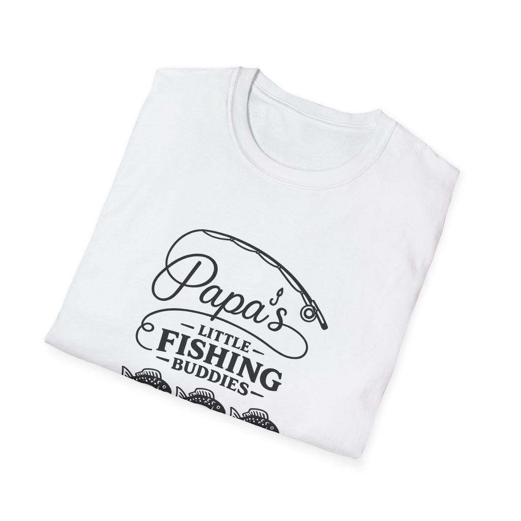 Papa's Little Fishing Buddies T-Shirt – Father-Child Fishing Tee