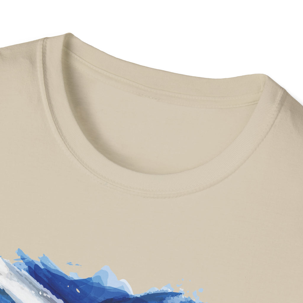 Made in Scotland T-Shirt — Watercolor Saltire Flag Tee