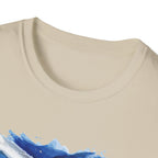 Made in Scotland T-Shirt — Watercolor Saltire Flag Tee