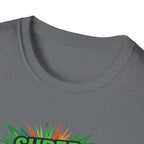 Super Grandpa Ireland Flag/Irish themed T-Shirt — Retro Comic Father's Day Gift
