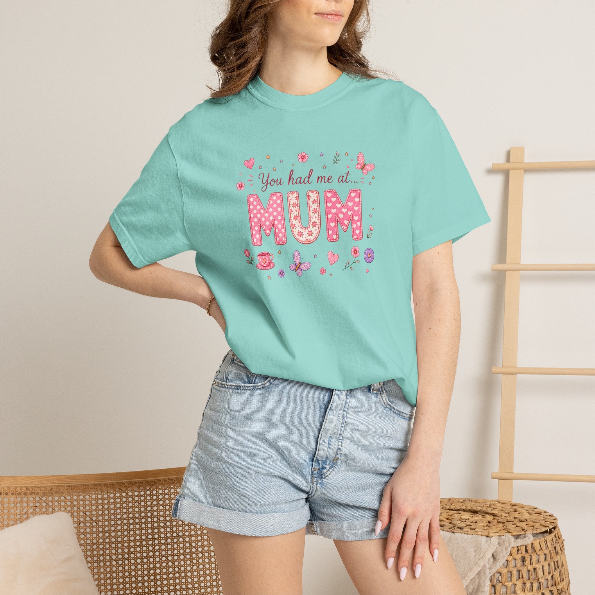 You Had Me at Mum T-Shirt — Cute Pink Mother's Day Tee