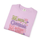 Mom Overload T-Shirt — "Mess, Overload, Mother Love" Cute Mom Graphic Tee