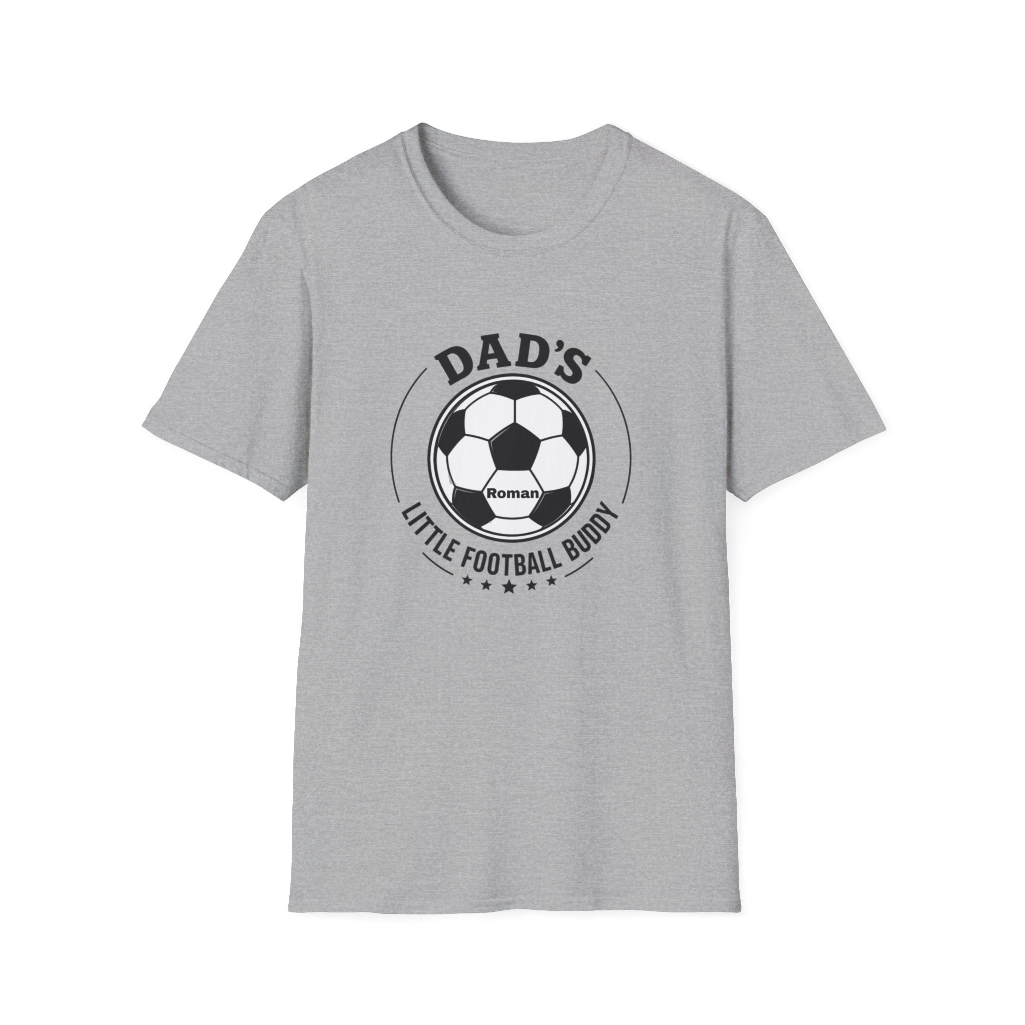 Dad's Little Football Buddy Tee -Add Name- Personalise