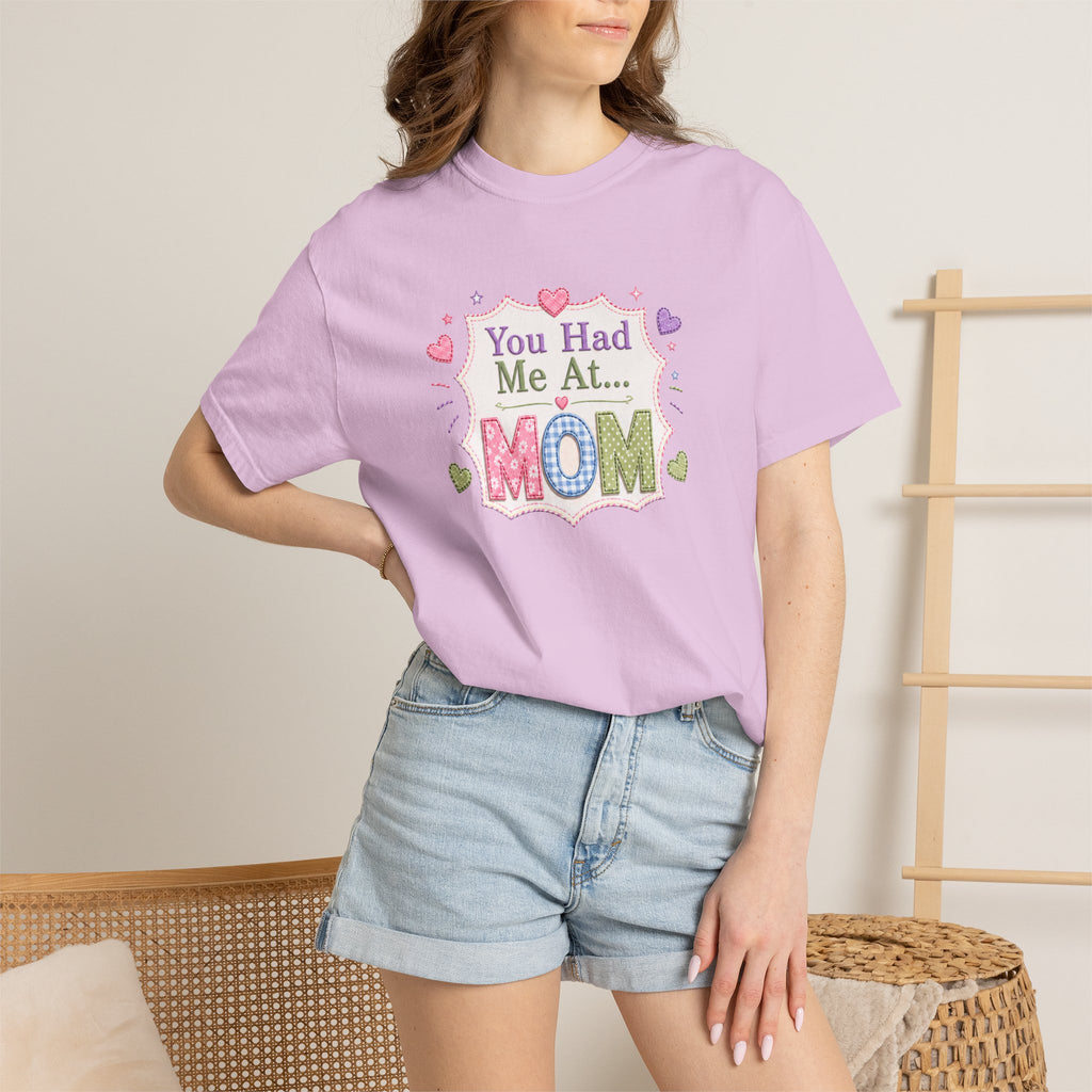 You Had Me at... MOM T-Shirt – Cute Pastel Mother's Day Tee