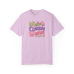Mess, Overload, Mini-Hugs Hugs T-Shirt — Cute Hand-Lettered Mom Vibes Tee