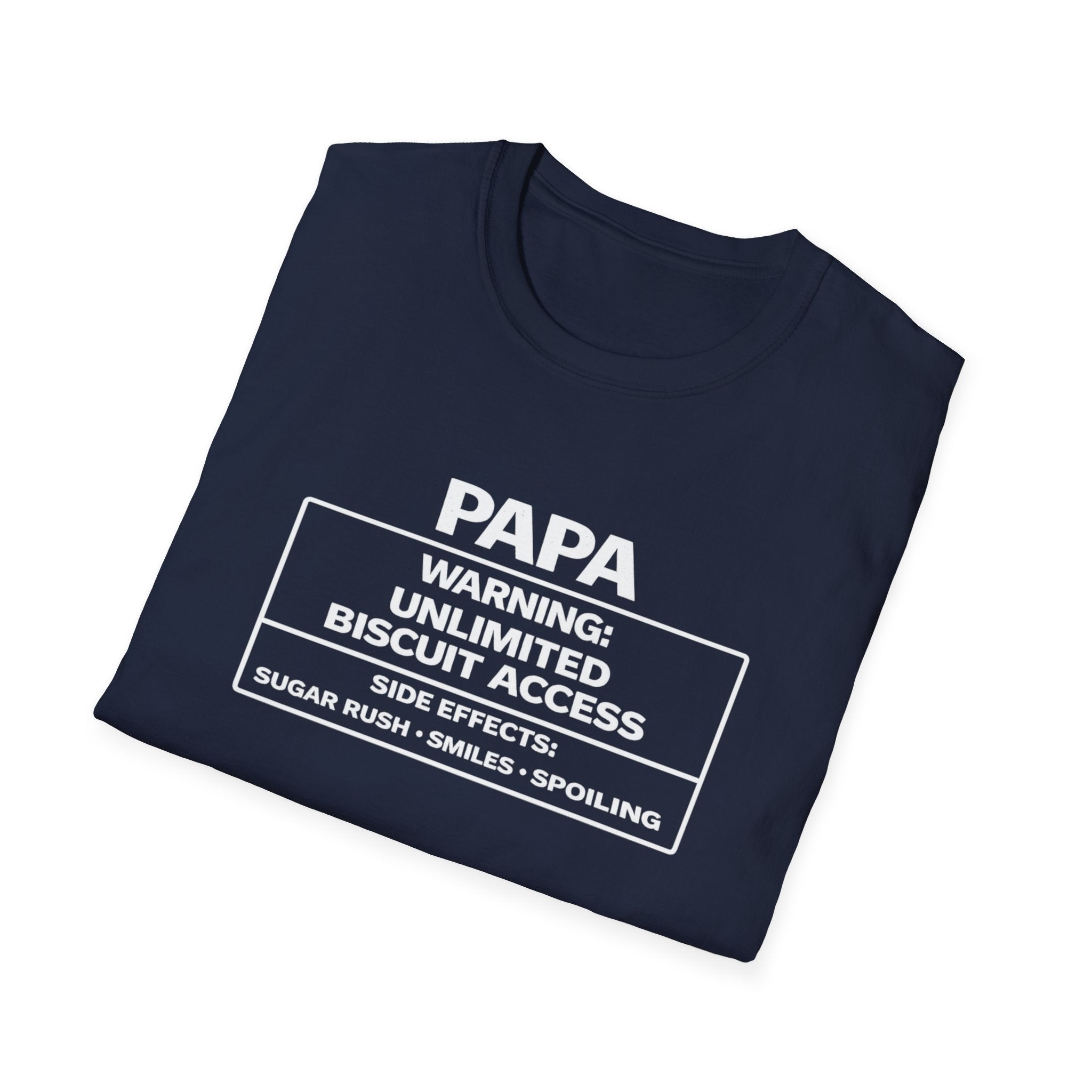 Papa Warning: Unlimited Biscuit Access T-Shirt