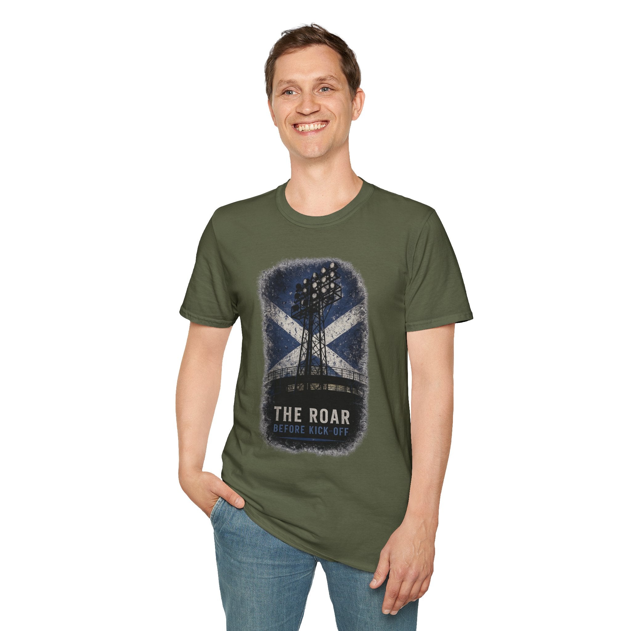'The Roar' Scotland Flag Floodlights Tee