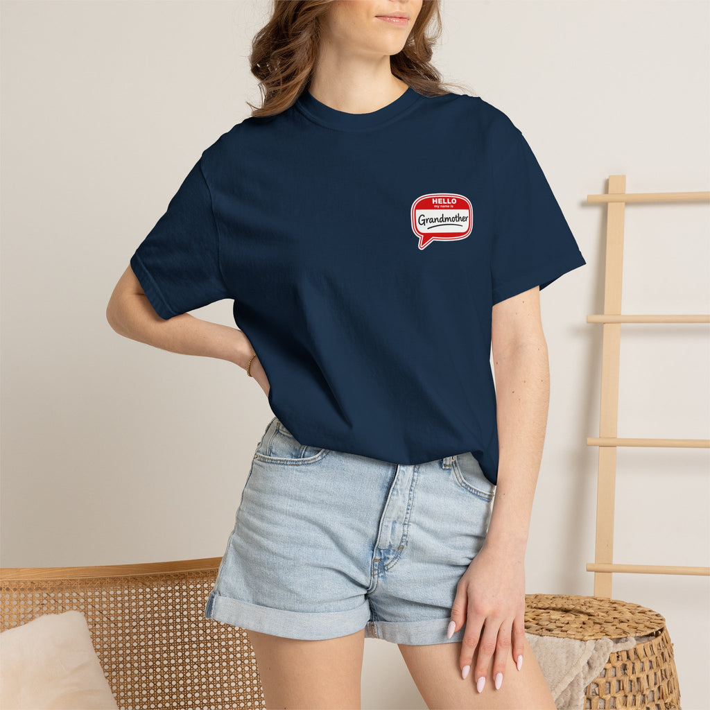 Grandmother Speech Bubble T-Shirt – Cute Grandma Gift