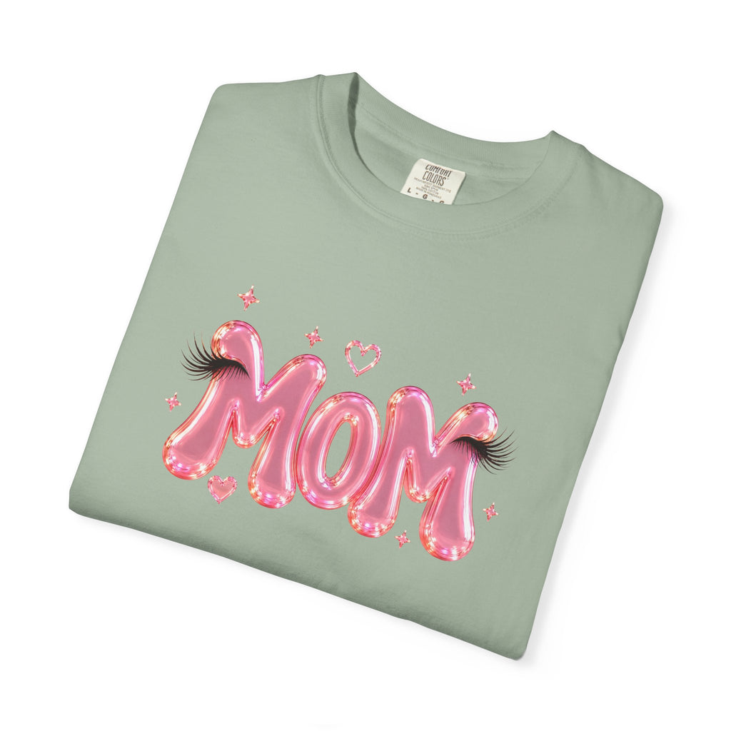 MOM Pink Balloon Eyelashes T-Shirt