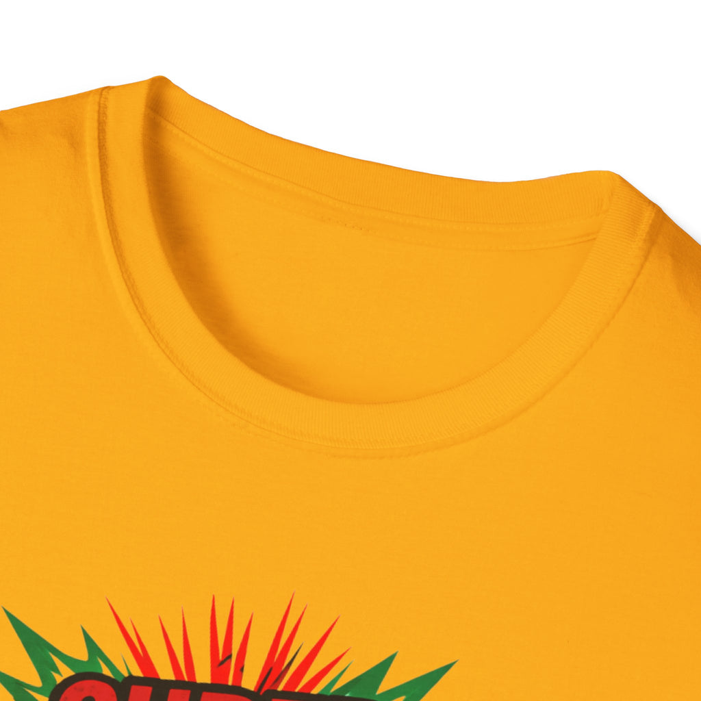 Super Grandpa Welsh Flag/ Wales themed T-Shirt – Retro Comic Gift Tee for Grandfather | Father’s Day & Birthday Present