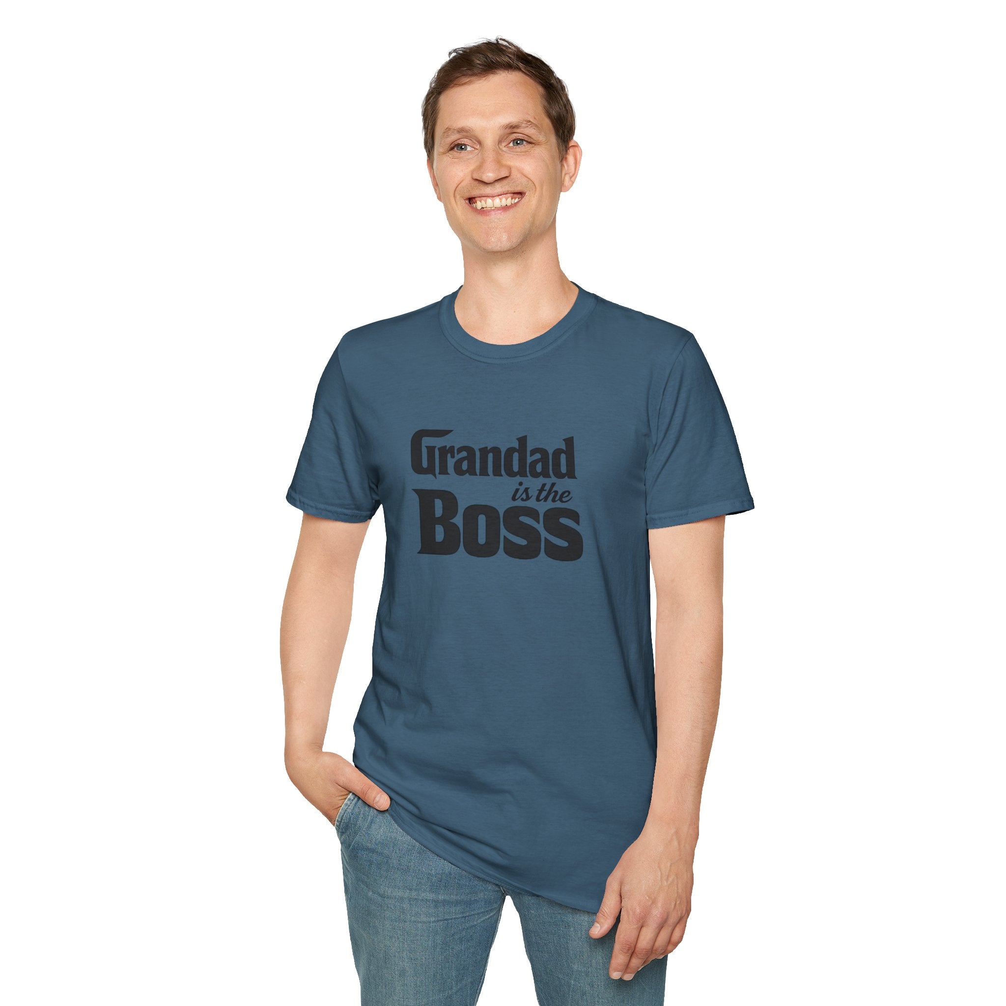 Grandad Is the Boss T-Shirt — Funny Grandpa Gift for Father’s Day & Birthdays