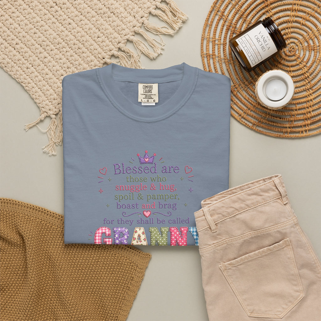 Granny Blessing T-Shirt — "Blessed are those who ... shall be called Granny" Gift Tee