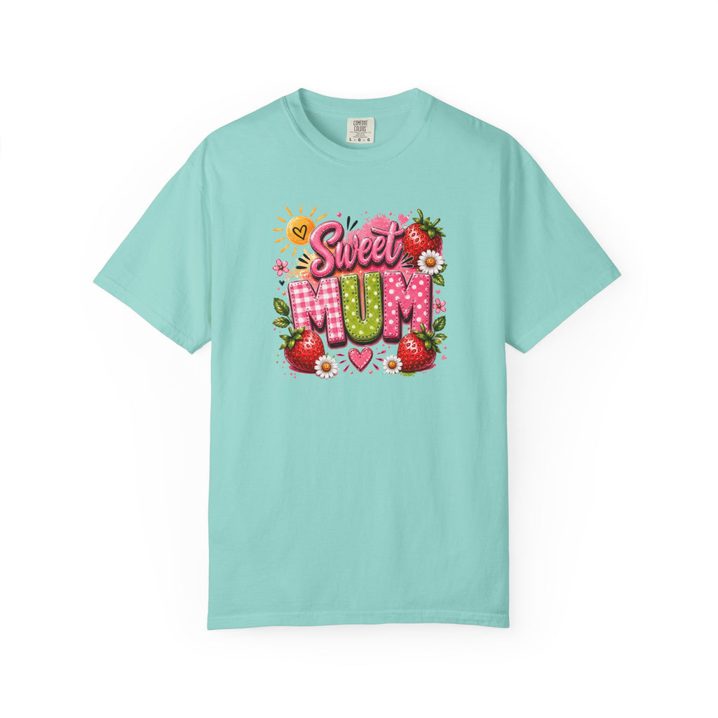 Sweet Mum T-Shirt — Floral Strawberry Mother's Day Tee