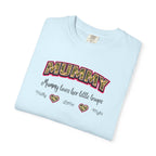 Mummy Camo Heart Graphic T-Shirt — "Mummy, leave her little layers" Retro Mum Tee