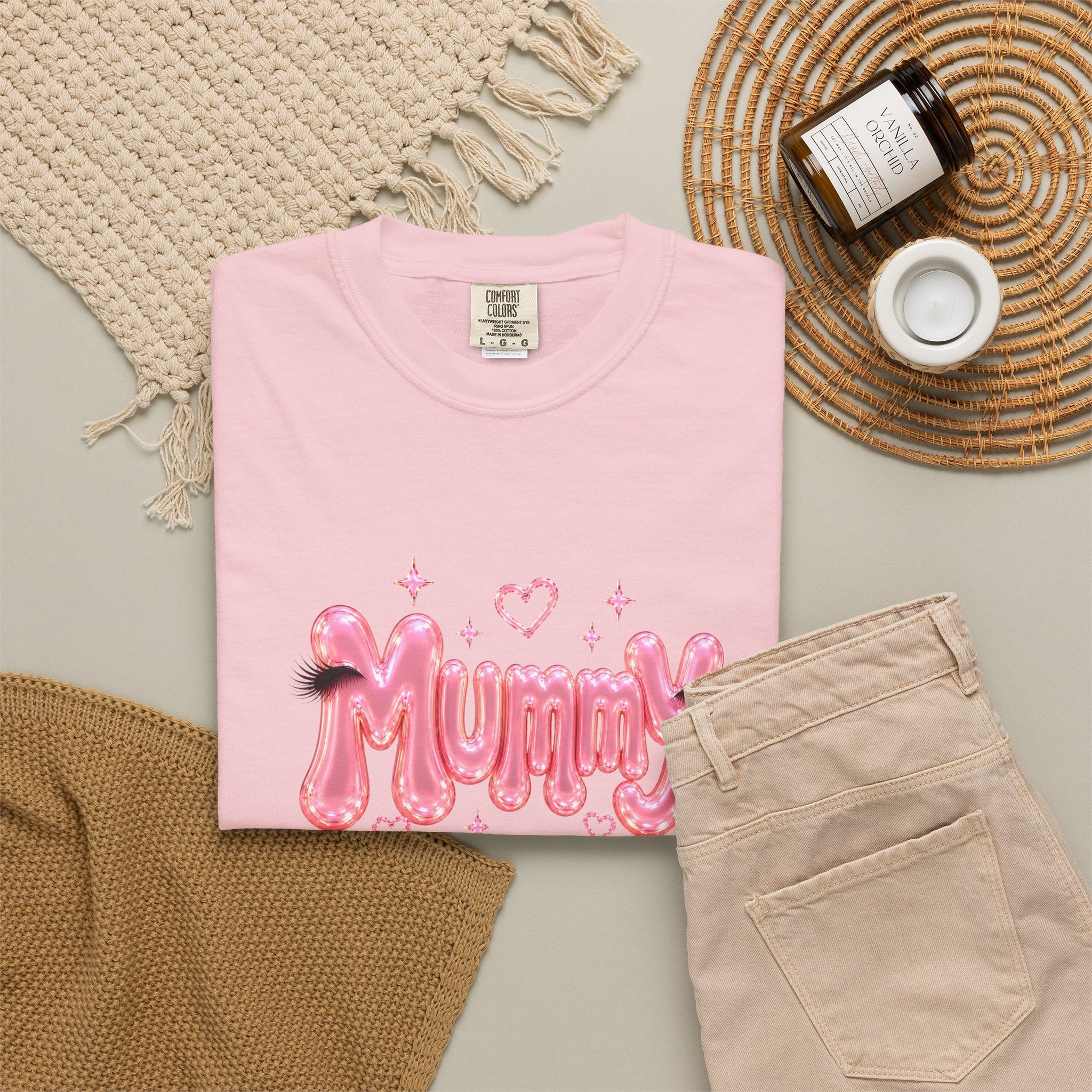 MUMMY Pink Balloon Eyelashes T-Shirt