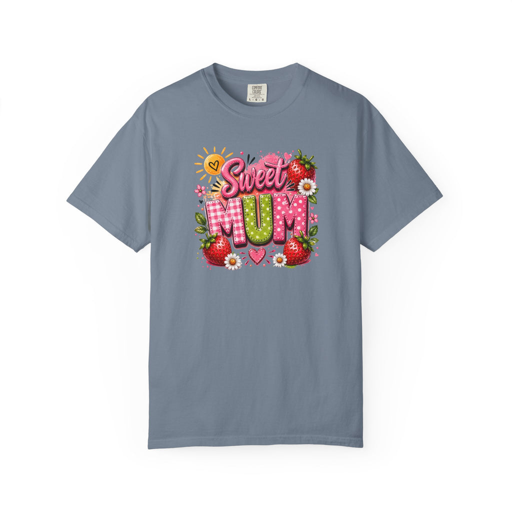 Sweet Mum T-Shirt — Floral Strawberry Mother's Day Tee