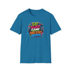 Eat Sleep Game Dad Stuff Repeat T-Shirt