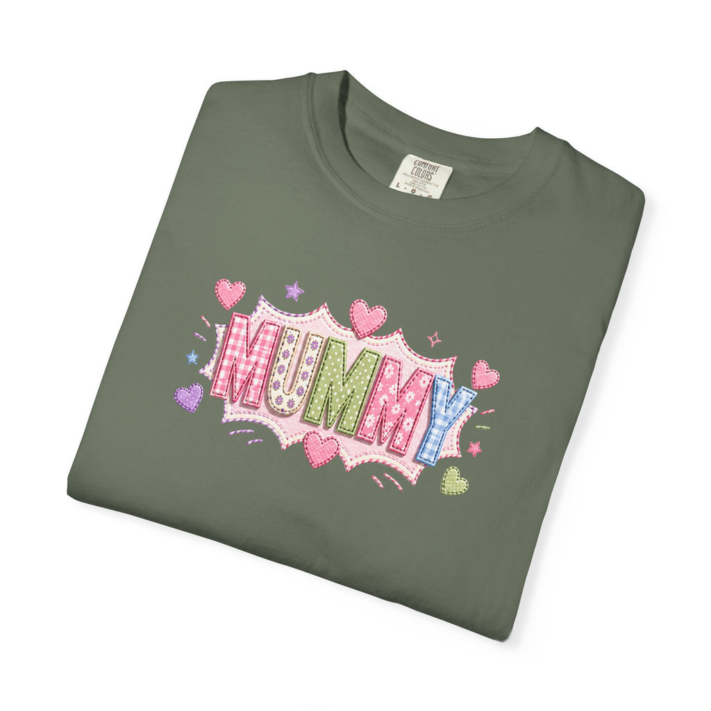 Mummy Heart Graphic T-Shirt — Cute Pastel ‘MUMMY’ Design, Mother’s Day Gift