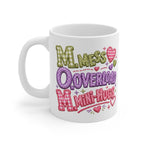 Mug — Mom, Mess, Overload, Mini-Hugs Graphic Coffee Mug