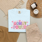 Mommy Power T-Shirt — Cute Heart Graphic Tee for Moms, Mother’s Day Gift