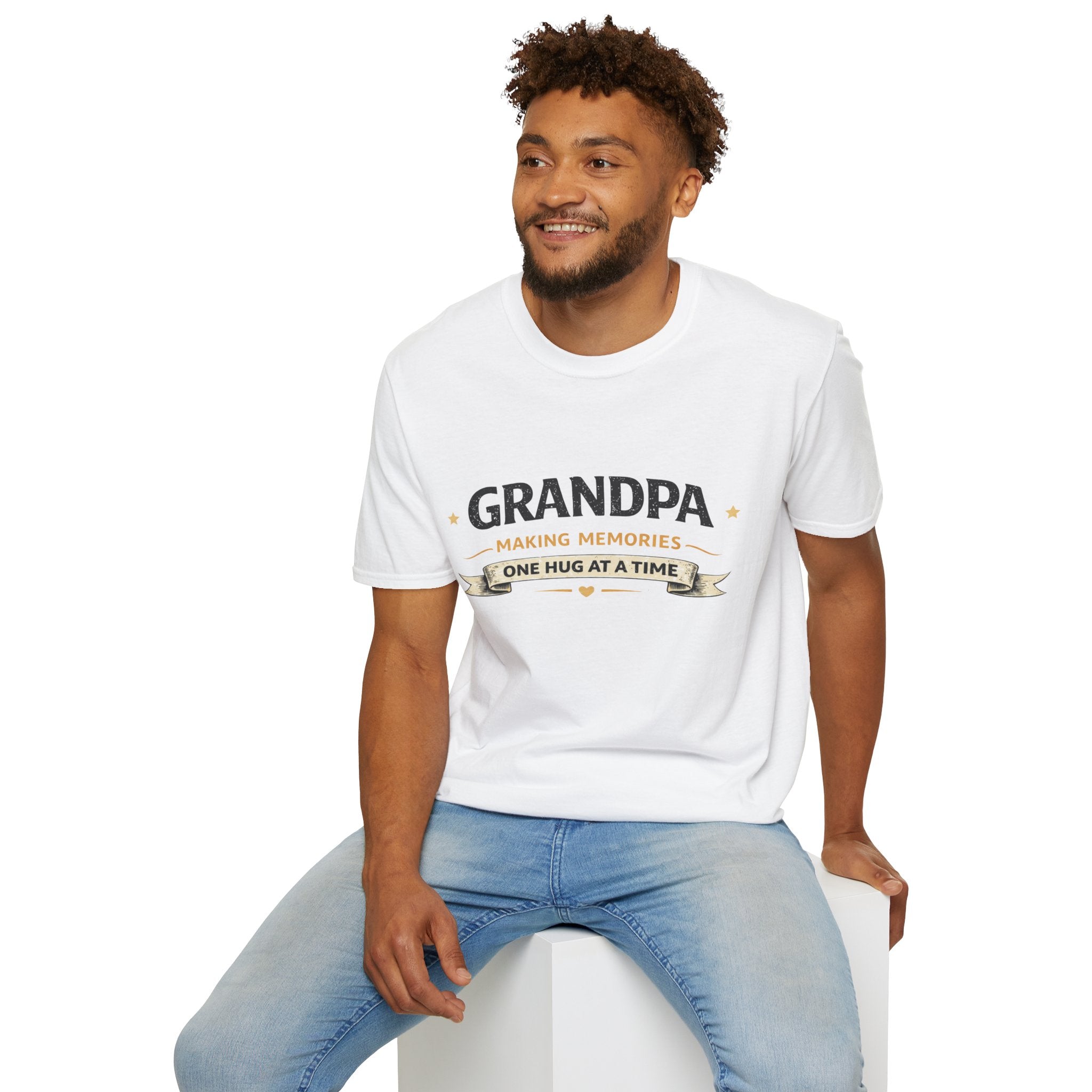 Grandpa Making Memories One Hug At A Time T-Shirt — Father's Day Gift