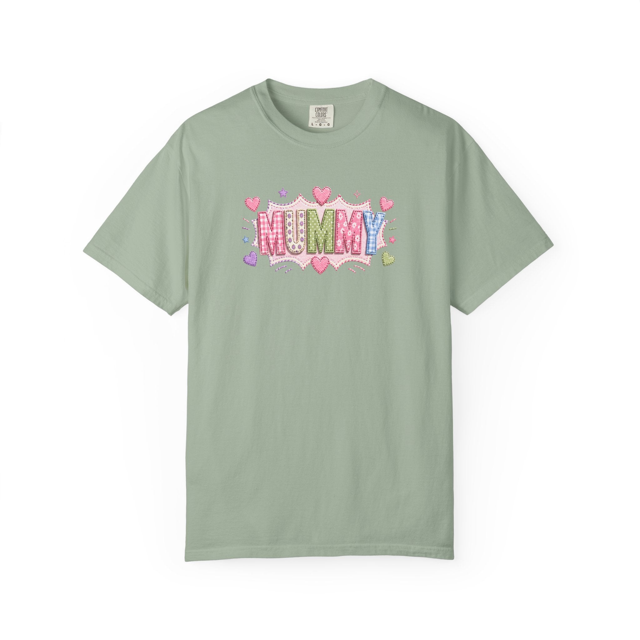Mummy Heart Graphic T-Shirt — Cute Pastel ‘MUMMY’ Design, Mother’s Day Gift