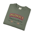 Mummy Camo Heart Graphic T-Shirt — "Mummy, leave her little layers" Retro Mum Tee