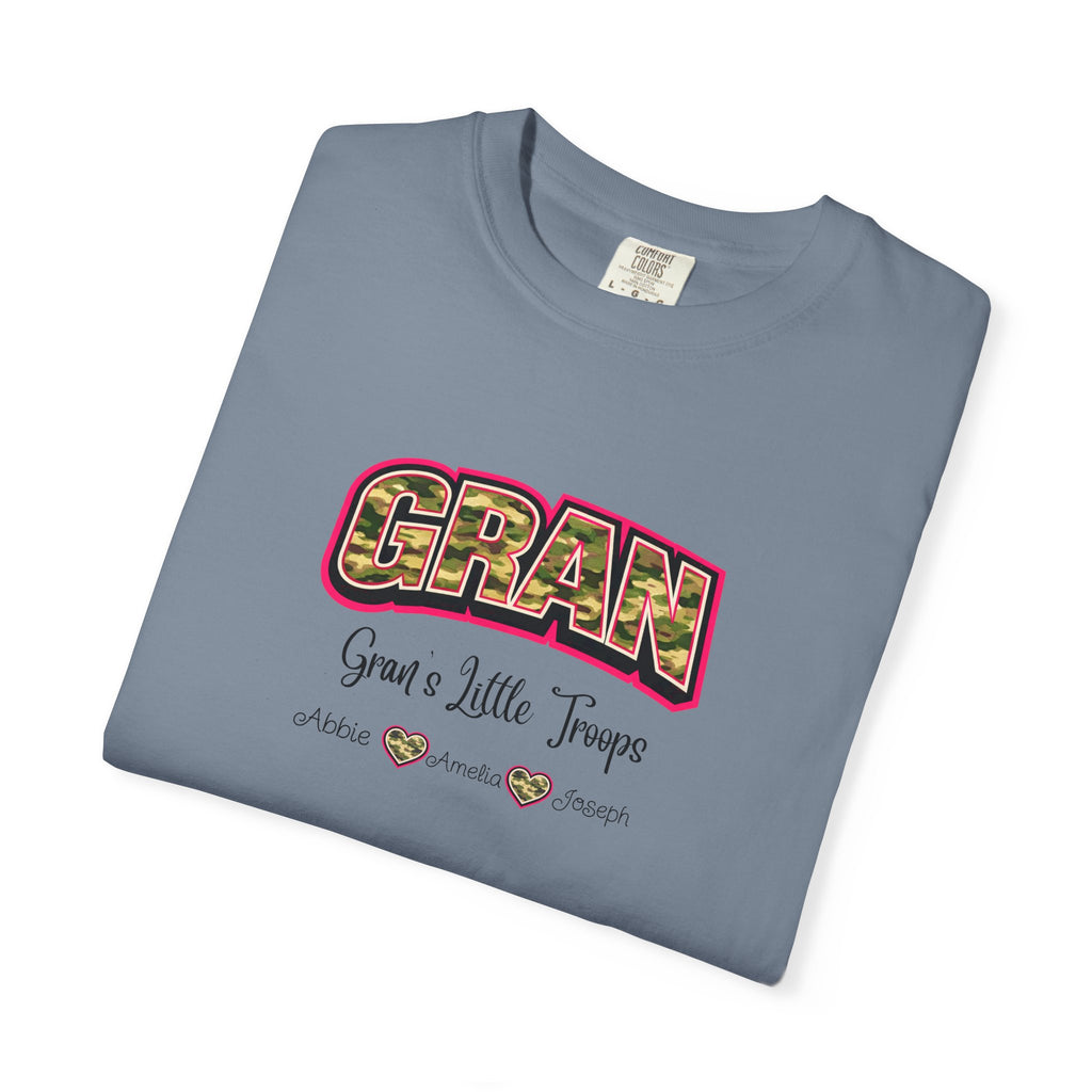 Gran Grandma T-Shirt — "Gran: Good a Little Trouble" Vintage Floral Tee