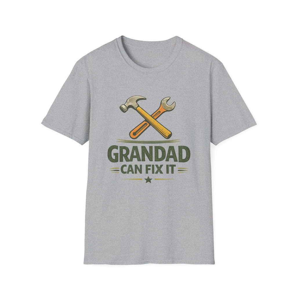 Grandad Can Fix It T-Shirt — Vintage Tools Fathers Day Gift