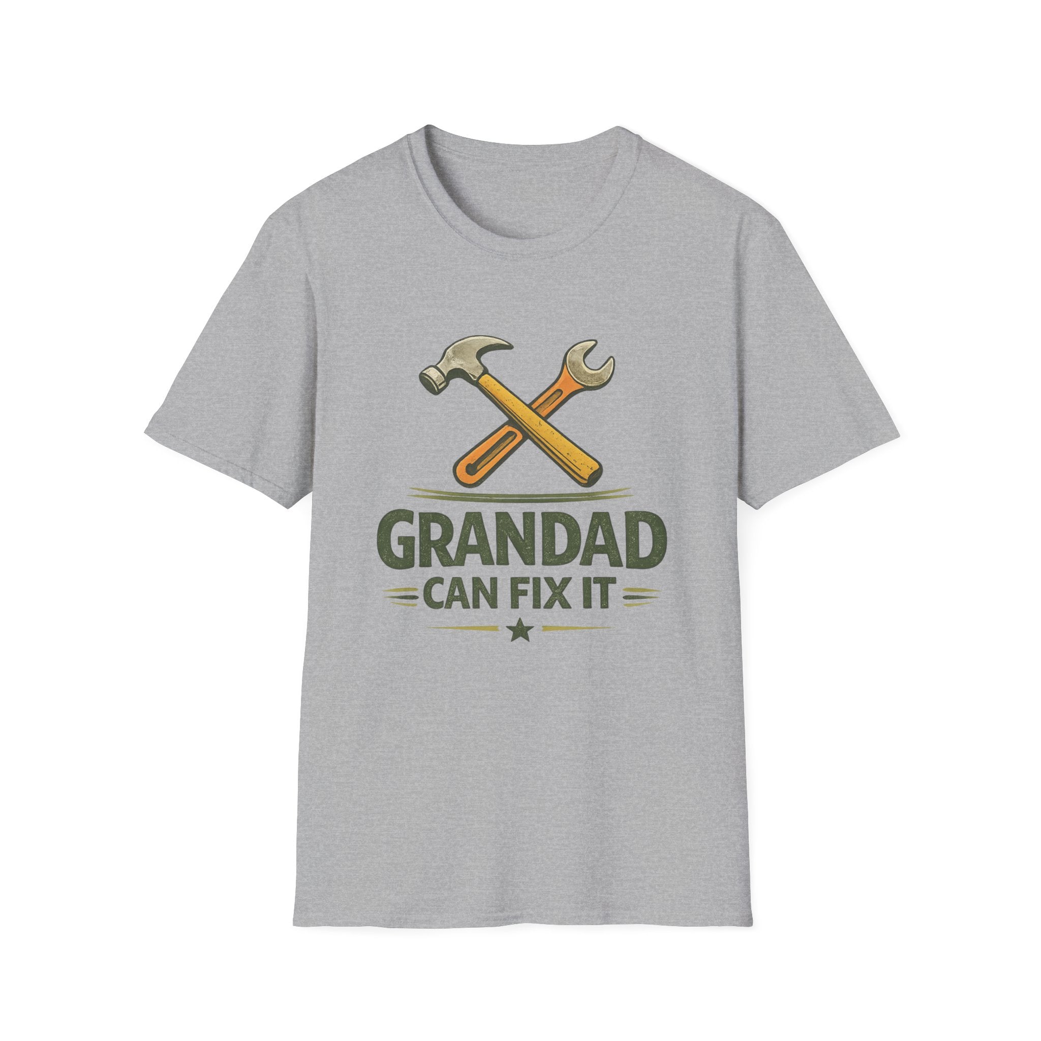 Grandad Can Fix It T-Shirt — Vintage Tools Fathers Day Gift