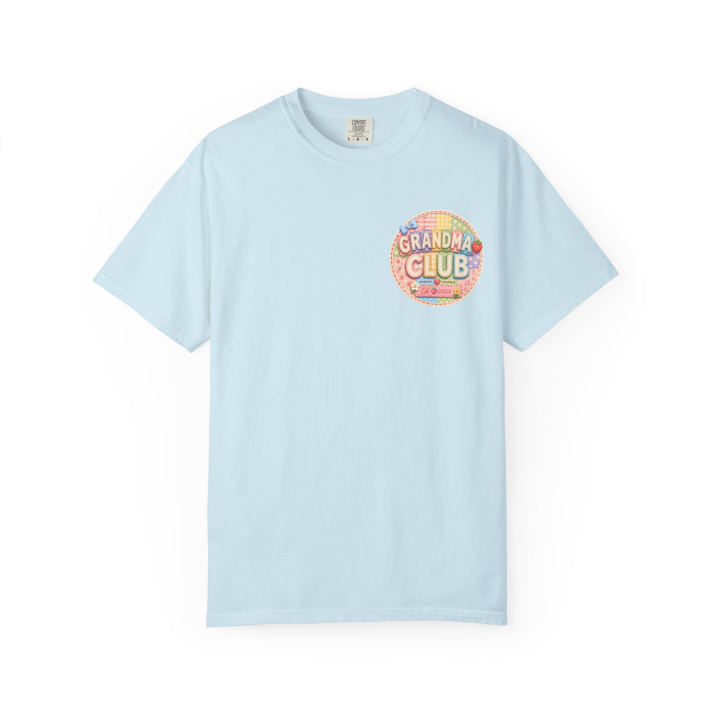 Grandma Club T-Shirt — Retro Floral Graphic