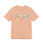 Grandma Floral Retro Tee — "Grandma" Names Design (Aileen • Wendy • Peyton)