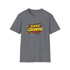 Super Grandpa T-Shirt – Comic Book Retro Graphic Tee for Grandfathers