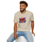 Super Grandpa T-Shirt Union Jack/England themed – Retro Comic Style Father’s Day Gift for Grandfathers